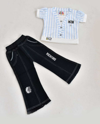 cutecrage Girls Casual Top Dress(light blue)