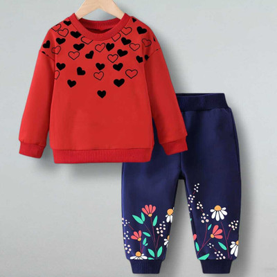 Mimmy Kids Baby Boys & Baby Girls Casual Sweatshirt Pant(Multicolor)