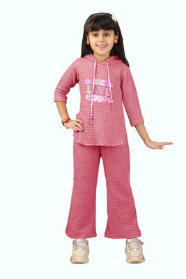 TOPWALA Girls Casual Top Pant(PINK)