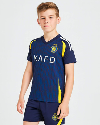 Ryze Boys & Girls Casual T-shirt Shorts(Blue)