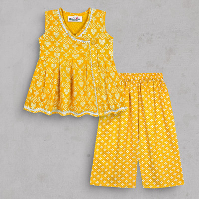 mustmom Baby Girls Party(Festive) Dress Trouser(Yellow)