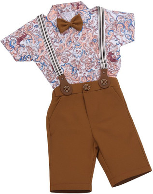 Bleckz Someck Boys Party(Festive) Shirt Shorts(Multicolor)