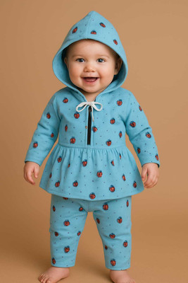 SHINING4 Baby Girls Casual Sweatshirt Pant(BLUE)