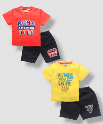 ChoiceTraders Baby Boys & Baby Girls Casual Dress T-shirt, Shorts(MULTICOLOR 1)