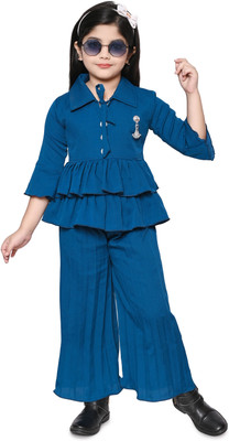 Z NEW KOLPONA FASHION Girls Party(Festive) Top Pyjama(Blue)