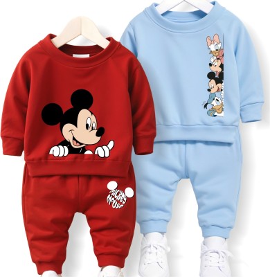 x2o Baby Boys & Baby Girls Mickey Casual Sweatshirt Track Pants(Mickey b5)