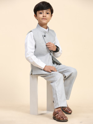 PRO ETHIC Boys Party(Festive) Dress Waistcoat(Grey)