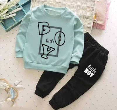SANWARIA CLUB Baby Boys & Baby Girls Casual T-shirt Pyjama(GREEN, BLACK)
