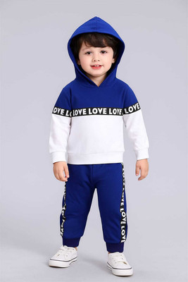 Aggarwalsales Baby Boys & Baby Girls Casual Sweatshirt Track Pants(Blue)