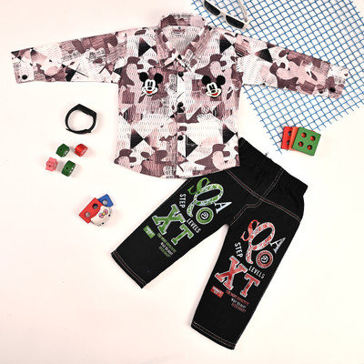 KJD Baby Boys Party(Festive) Shirt Jeans(Onion)