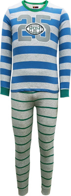 EXPLUSS Boys Casual T-shirt Pant(BLUE)