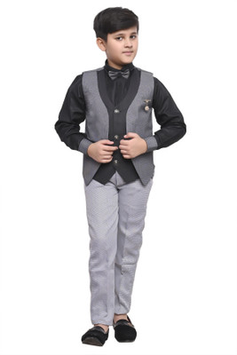 VALUE CREATION Ethnic set Solid Boys Suit