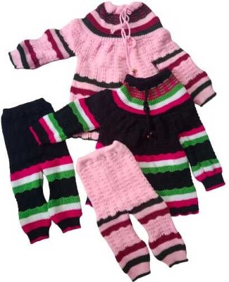 PRB Girls Casual Sweater Pyjama(Multicolor)