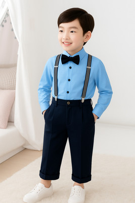 VARNIKA KIDS Baby Boys Party(Festive) Shirt Pant(BLUE)