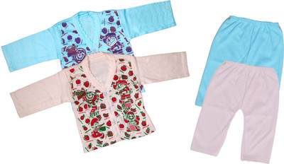 ReshmaaEnter Baby Boys & Baby Girls Casual T-shirt Pyjama(B-1-3)