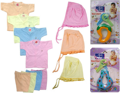 LOVE BABY Baby Boys & Baby Girls Casual Shirt Pant(Multi Color)