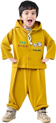 Maya Bookkey Baby Boys Party(Festive) Sweatshirt Pyjama(Yellow)