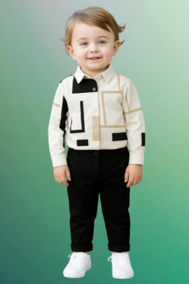 RIYANSHI Boys Casual Shirt Pant(Multicolor)