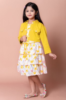 R8 CHOICE Girls Party(Festive) Jacket Dress(YELLOW)