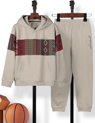 Hellcat Girls Casual T-shirt Track Pants(Beige, Beige)