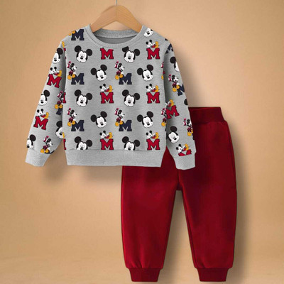 Mimmy Kids Baby Boys & Baby Girls Casual Sweatshirt Pant(Multicolor)