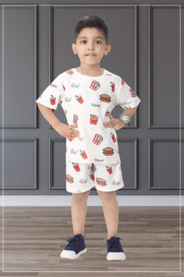 Smuktar garments Baby Boys Casual T-shirt Pant(MULTICOLOR)