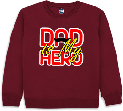 TSP Full Sleeve Printed Boys & Girls Sweatshirt