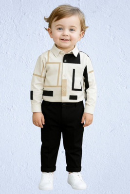 RIYANSHI Boys Casual Shirt Pant(Multicolor)