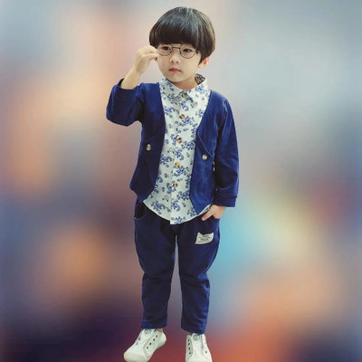 KHODIYAR FASHION Baby Boys Disney Princess Party(Festive) Jacket Pant(blue)