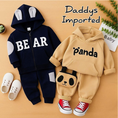 YINTAI Baby Boys & Baby Girls Casual Sweatshirt Trouser(Beige)