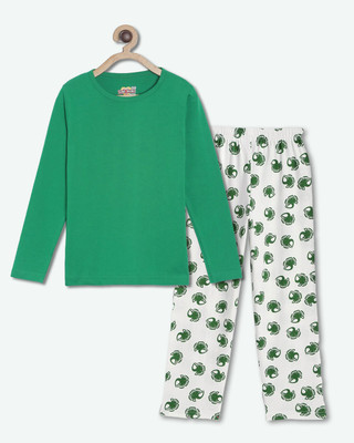 HouseOfCommon Girls Casual Pyjama Sleepsuit(BGN_5FL)