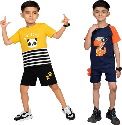 Billyball Boys & Girls Casual T-shirt Shorts(AWPANDA-MUSIC)