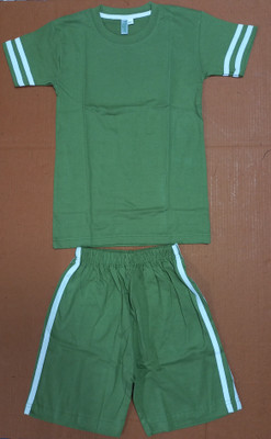 SBN Newlifestyle Boys Casual T-shirt Shorts(Green)