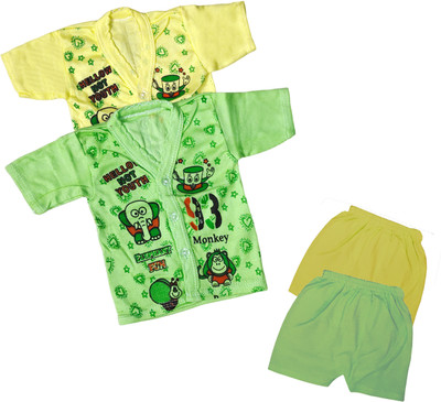 HYFUN Baby Boys & Baby Girls Casual T-shirt Shorts(E-4-6)