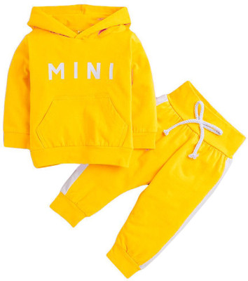 HouseOfCommon Boys & Girls Party(Festive) Sweatshirt Sweatpant(YELLOW)