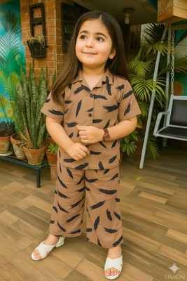OOKSGAL Girls Casual Top Pant(GARBA CRETION)