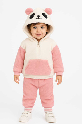 MRA Fahion Boys & Girls Party(Festive) Track Suit Track Suit(Pink)