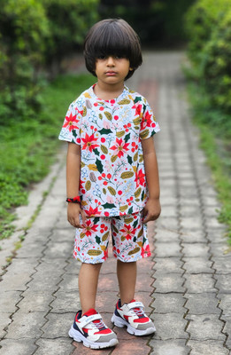 EMBLICA Baby Boys Casual T-shirt Shorts(MULTY)