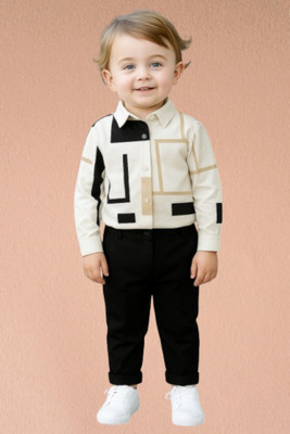 RIYANSHI Baby Boys Casual Shirt Pant(Multicolor)