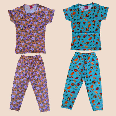 BARATHIDEVI TEX Girls Casual Top Pant(COMBO 10)