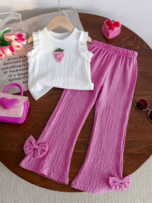 SSCollection Girls Disney Princess Casual Top Pant(Onion)