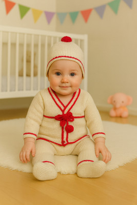 Paryag Baby Boys & Baby Girls Casual Sweater Pyjama(Multi-12)