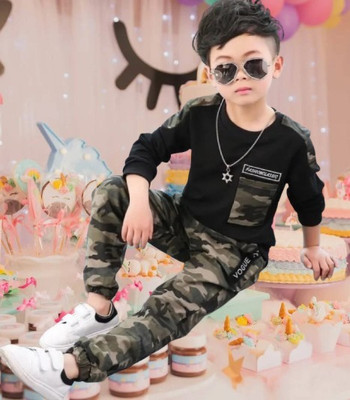 shree chamunda fashion Boys Casual T-shirt Capri(Black)