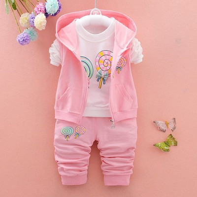 ROYALKIDZ Baby Boys & Baby Girls Party(Festive) Jacket Track Pants(PINK)