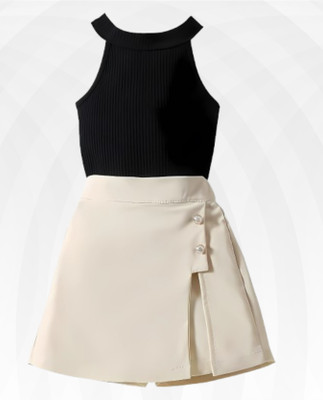 menvy Girls Party(Festive) Top Shorts(BLACK)