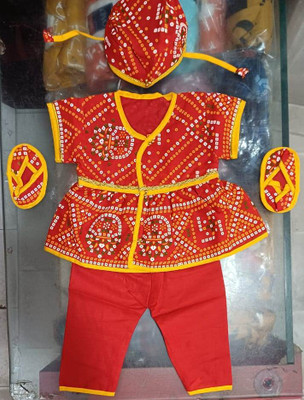 WGC Baby Boys & Baby Girls Party(Festive) Dress Pyjama(Red)