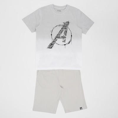 Pantaloons Junior Boys Casual Shorts T-shirt(VAPOR BLUE)