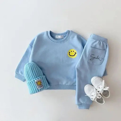 DABHI Baby Boys & Baby Girls Casual Track Suit Capri(BABY SKY)