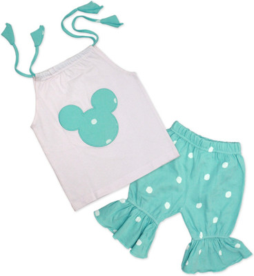 Born Babiees Baby Boys & Baby Girls Casual Top Pant(Green)