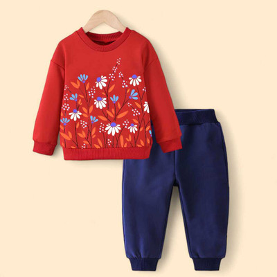 Mimmy Kids Baby Boys & Baby Girls Casual Sweatshirt Pant(Multicolor)
